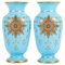Napoleon III Opaline Vases, 19th Century, Set of 2 1