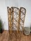 Divisorio pieghevole a 5 pannelli in vimini di bambù, Italia, anni '60, Immagine 7