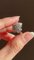 Vintage 14k White Gold Snowflake Ring with Brilliant Cut Diamonds, 1960s 16
