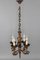 Antique Baroque Style Wrought Iron Figural Chandelier, France, 1890s 16