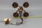 Antique Baroque Style Wrought Iron Figural Chandelier, France, 1890s, Image 19