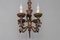 Antique Baroque Style Wrought Iron Figural Chandelier, France, 1890s, Image 15