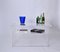 Clear Acrylic Glass Three Tier Coffee Table, Italy, 1980s, Image 2