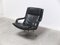 F152 Lounge Chairs in Black Leather by Geoffrey Harcourt for Artifort, 1970s 2