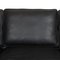 2213 Three-Seater Sofa in Original Black Leather by Børge Mogensen, 2000s 14