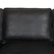2213 Three-Seater Sofa in Original Black Leather by Børge Mogensen, 2000s, Image 14
