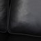 2212 Two-Seater Sofa in Original Black Leather by Børge Mogensen, 2000s, Image 15