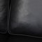 2212 Zwei-Sitzer Sofa aus schwarzem Original Leder von Børge Mogensen, 2000er 15
