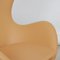 Egg Chair in Nature Nevada Aniline Leather by Arne Jacobsen for Fritz Hansen, 2000s 8