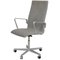 Chaise de Bureau Oxford en Tissu Hallingdal Gris par Arne Jacobsen, 2000s 4