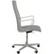 Oxford Office Chair in Grey Hallingdal Fabric by Arne Jacobsen, 2000s 2