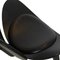 Vintage Black Shell Chair in Black Leather by Hans Wegner, 2000s, Image 15