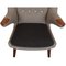 Papa Bear Chair in Grey Hallingdal Fabric by Hans Wegner, 1980s 16