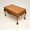 Antique Queen Anne Style Burr Walnut Coffee Table, 1920 3