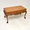 Antique Queen Anne Style Burr Walnut Coffee Table, 1920 2