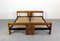 Artona Bed Frame in Walnut and Leather by Tobia & Afra Scarpa for Maxalto, 1970s 2