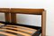 Artona Bed Frame in Walnut and Leather by Tobia & Afra Scarpa for Maxalto, 1970s, Image 4