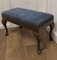 Window Stool in Velvet with Cabriole Legs, 1920s 7