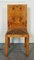 Art Deco Burr Walnut Dining Chairs with Animal Print Seats, Set of 8 12