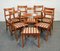 Vintage Yew Dining Chairs, Set of 8, Image 1