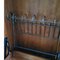 Vintage Bronze and Wood Bed with Headboard, Set of 2 7