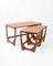 Teak and Afromosia Fresco Nesting Tables by V. Wilkins for G Plan, 1970, UK, Set of 3 4