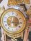 Reloj Imperio y jarrones de mármol y bronce dorado del siglo XIX, década de 1890. Juego de 3, Imagen 13