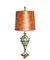 Neoclassical Bronze & Fluorspar Table Lamp from Maison Charles, 1960s 1