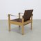Safari Lounge Chairs in Leather with Coffee Table by Carl Heinz Bergmiller for Escriba Brazil, 1970s, Set of 3, Image 6
