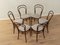 Coffee House Chairs Model 214 by Michael Thonet, 1930s, Set of 6 1