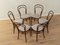 Coffee House Chairs Model 214 by Michael Thonet, 1930s, Set of 6, Image 1