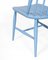 Blauer Windsor Stuhl von L. Ercolani für Ercol, 1960 6