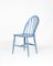 Sedia Windsor blu di L. Ercolani per Ercol, 1960, Immagine 2