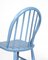 Blauer Windsor Stuhl von L. Ercolani für Ercol, 1960 4
