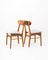Danish Teak and Beech Dining Chairs attributed to Farstrup Møbler, 1960s, Set of 2 1