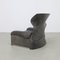 Fauteuil et Ottomane Vela Alta en Cuir par Giovanni Offredi pour Saporiti Italia, 1970s, Set de 2 6