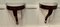 Regency Style Console Wall Table Brackets, 1930s, Set of 2 1