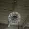 Lampada a sospensione Sputnik Dandelion con fiori in vetro, anni '60, Immagine 1