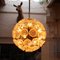 Lampada a sospensione Sputnik Dandelion con fiori in vetro, anni '60, Immagine 3