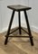 19th Century Ash and Elm Cricket Table Stool, Image 4