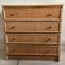 Italian Cane and Bamboo Chest of Drawers, 1970s 1