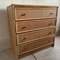 Italian Cane and Bamboo Chest of Drawers, 1970s 3