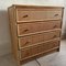 Italian Cane and Bamboo Chest of Drawers, 1970s, Image 3