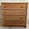 Italian Cane and Bamboo Chest of Drawers, 1970s 10