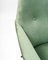 Poltrona in velluto verde attribuita a Guy Besnard, Francia, anni '50, Immagine 8