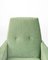 Poltrona in velluto verde attribuita a Guy Besnard, Francia, anni '50, Immagine 5