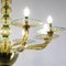 Lámpara de araña de cristal de Murano, años 40, Imagen 2