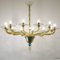 Murano Glass Chandelier, 1940s, Image 1