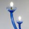 Blue Murano Glass Chandelier, 1950s 2