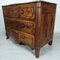 Louis XV Curved Walnut Chest of Drawers, Image 4